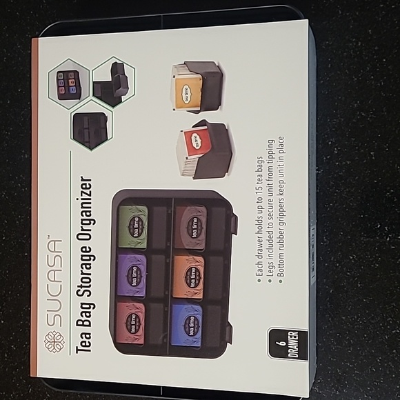Sucasa Kitchen Tea Bag Storage Organizer Poshmark